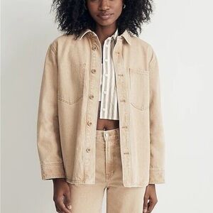 Madewell Tan Denim Jacket